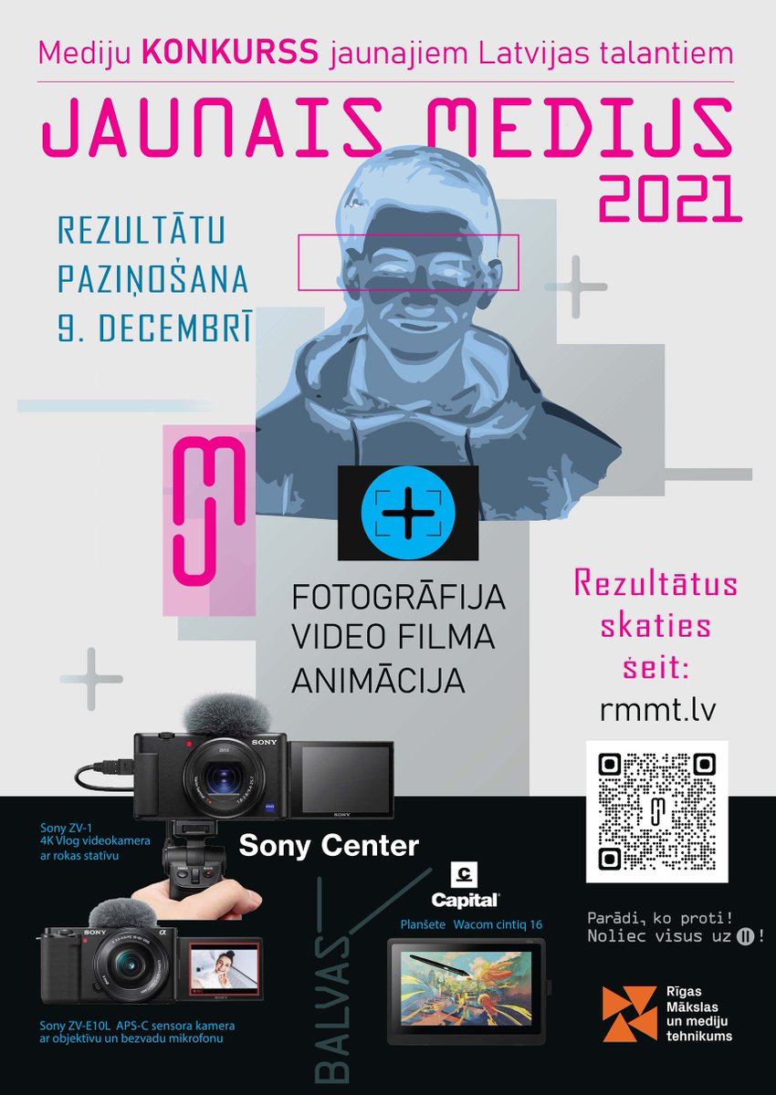 9.DECEMBRĪ rezultātu paziņošana.
Konkurss "Jaunais Medijs 2021"