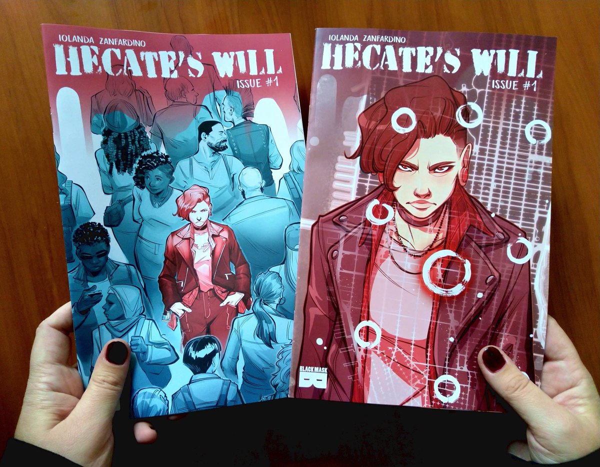 YoZanfardino's tweet photo. Comps arrived! 😍
"Hecate's will" #1 will be in stores Dec 15!

Story, Art and Cover A: me
Cover B: @afterlaughs 
Publisher: @blackmaskstudio 

#hecateswill #queerbook #WLW #RENT #StreetArt #NYC https://t.co/x3nGj9o8d8