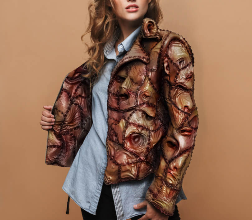 UltraRareUK's tweet photo. No #Leatherface should go out in town without wearing the latest human leather collection by @peta 😁

This is the right type of leather 😜

Would you wear it? 🔥

#LeatherFam #LeatherFashion https://t.co/8TqGkYHB2w