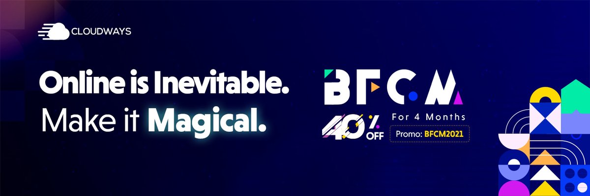 Last chance for special Black Friday deals from our WordPress hosting partner, <a href="/Cloudways/">Cloudways</a>!

#WordPress #hosting