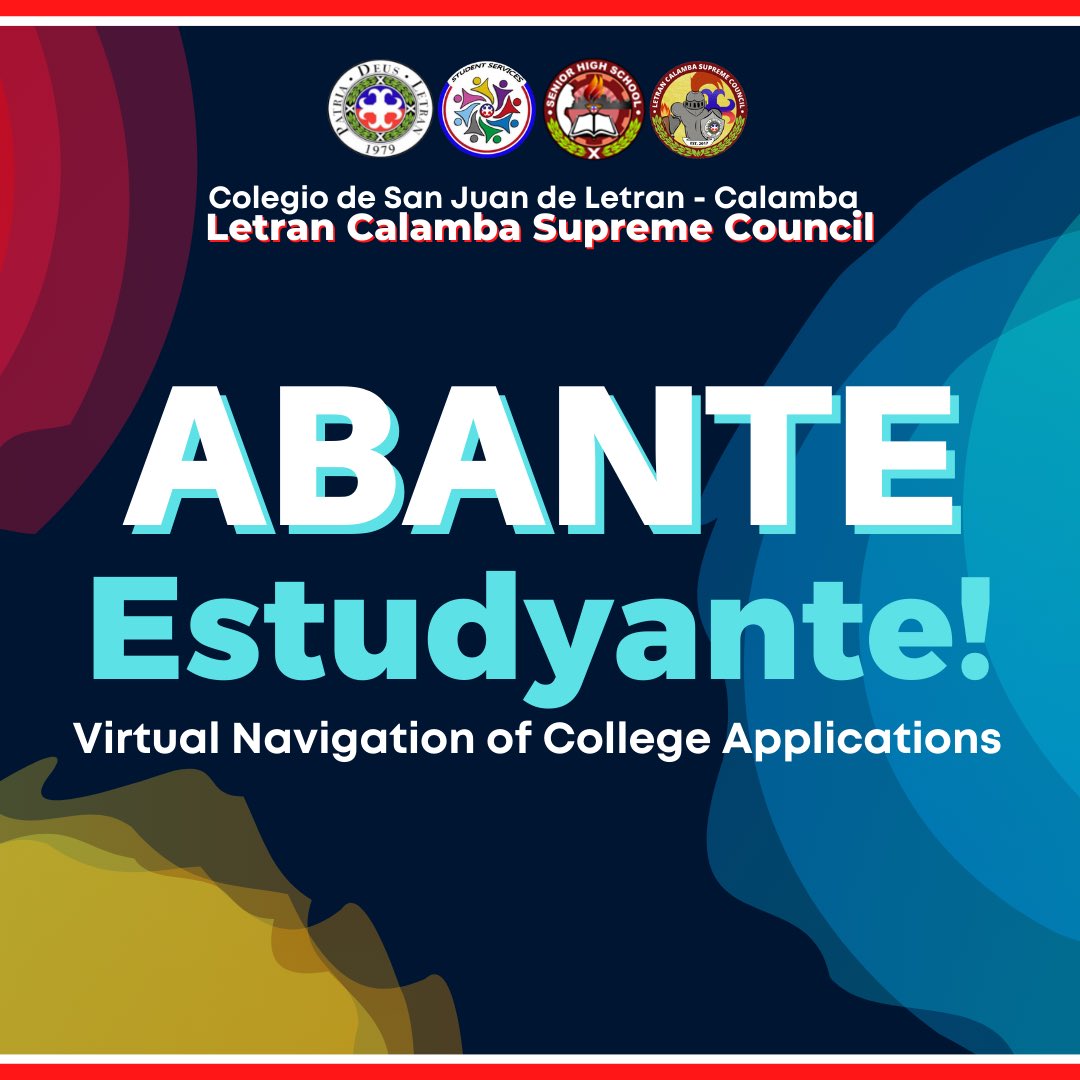 LCSCshsOfficial's tweet photo. Arriba, Seniors of Letran! How are your college applications going? 👀

We left something for you to help with your applications! Check our Facebook post out here: https://t.co/EmRBQ05iVp

We wish you a merry application season, Letranites! 🥳 https://t.co/Sbbn9gMaL8