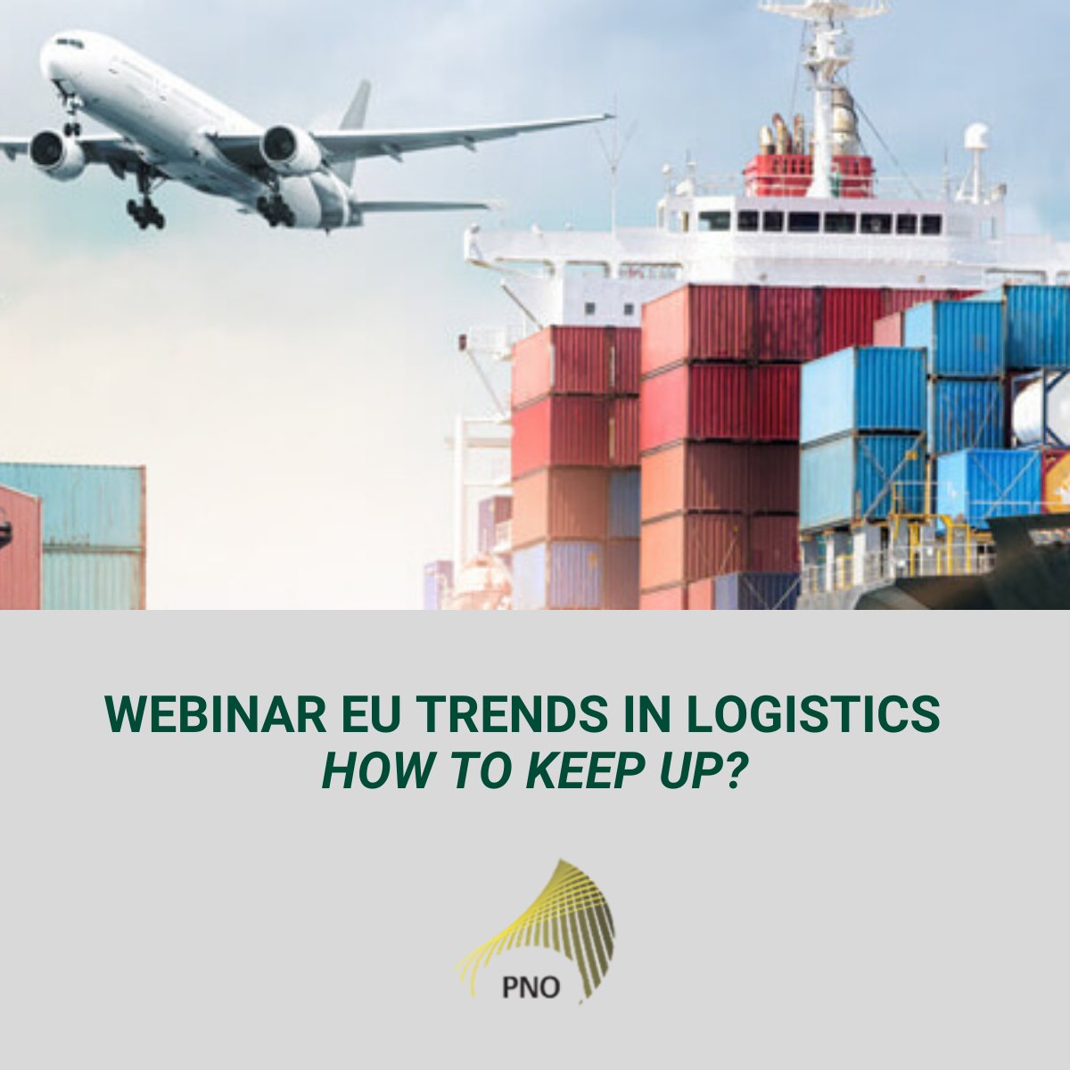 📢<a href="/PnoEurope/">PNO Europe</a> invites you on a Webinar on EU Trends in #Logistics to get a clear insight into the key innovation trends and priorities of the European freight and logistics sector👉lnkd.in/dm4EmpUF 
📆Join us on December 9th, from 10.00 to 11.30h AM!
