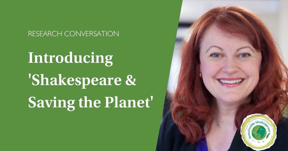 ShakespeareBT's tweet photo. How might we start to use Shakespeare to change hearts and minds about sustainability?
Join us next week for the first in a new series of green #ResearchConversations.
Book your free place: https://t.co/WA6gmXKfFy
@GreenSolitaire @ShakesInstitute
#SustainableShakespeare https://t.co/Ji3tjL2rtG