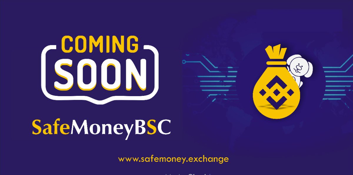 SafeMoneyBSC (@safemoneybsc_) on Twitter photo <a href="/SafeMoneyBSC_/">SafeMoneyBSC</a>
#ComingSoon #SafeMoneyBSC
🚀🚀🚀🚀🚀🚀🚀
#BinanceSmartChain #ElonMusk #Shiba #CoinMarketCap #Binance #Bitcoin <a href="/SafeMoneyBSC_/">SafeMoneyBSC</a>
#ComingSoon #SafeMoneyBSC
🚀🚀🚀🚀🚀🚀🚀
#BinanceSmartChain #ElonMusk #Shiba #CoinMarketCap #Binance #Bitcoin