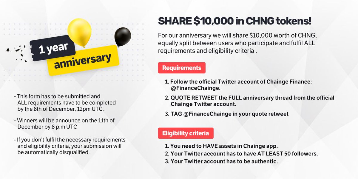 FinanceChainge's tweet photo. 6/6

Participation form: https://t.co/IJy5hrSwTh https://t.co/D4WjYCN1oh
