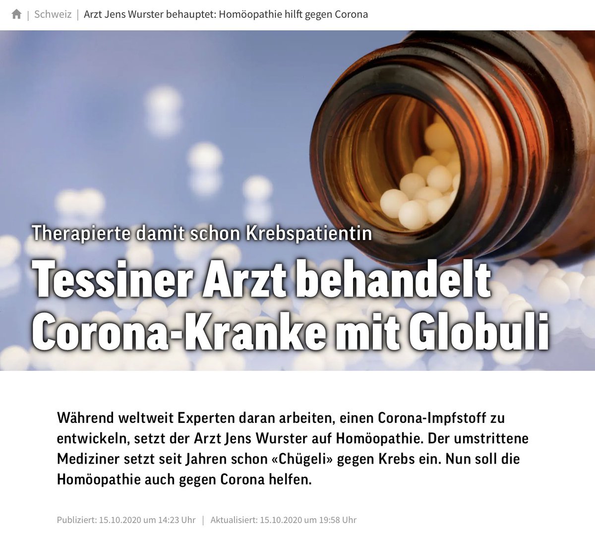 Ahnenforscher2's tweet photo. Und solche Globuli-Quacksalber-Horror-Ärzte sind noch Mitglied bei der FMH @doctorfmh ???🤦‍♂️ https://t.co/RTjJtHL3c2 #stophomeopathy #Schwurbler #SwissCovidFail https://t.co/ZlHGaDmwCf
