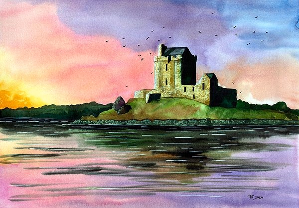 New artwork for sale! - "Dun Guaire Sunset" - fineartamerica.com/featured/dun-g… @fineartamerica