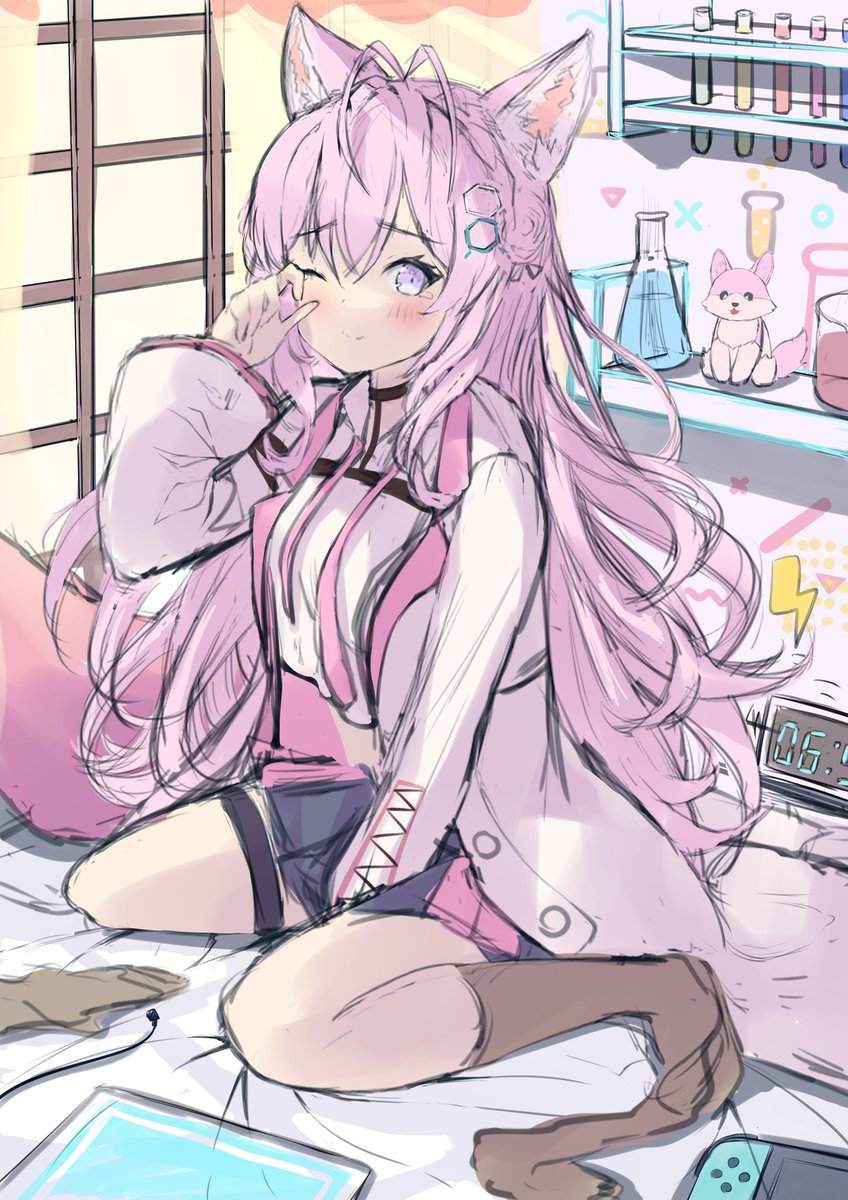 ラフ描いたけど描き直し中でござる🙏 