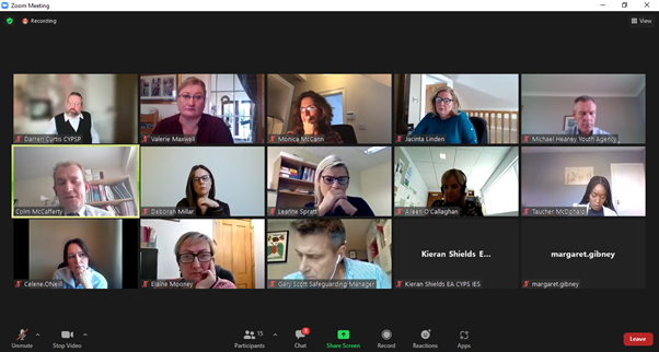 cypsp's tweet photo. Big welcome to Colm McCafferty as new Chair of @SouthernHSCT Outcomes Group🙌great to hear from partners about real interventions working so well in improving #outcomes for children, young people and families #familysupport #localityplanning https://t.co/Zxr2zB0POa
