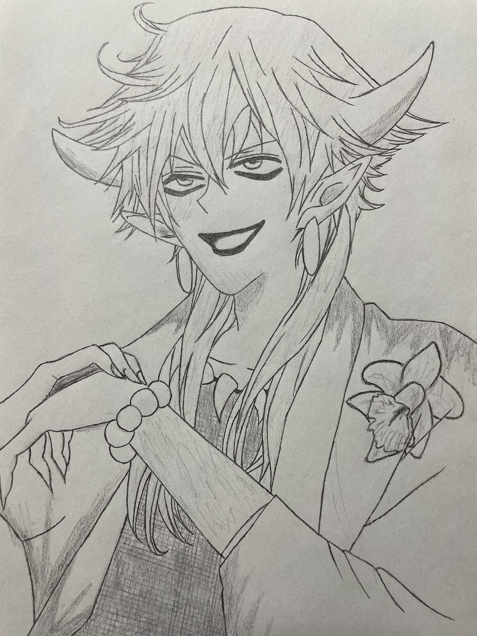 グレープ 神様はじめました 神はじ 悪羅王 不老不死 模写 お絵描き この服ほんまはめっちゃ花やったんですけどめんどかったんで一つにしました なんか浮いとるな花 ラッパスイセン 花言葉は 再生 復活 らしいです 無限の自己再生に復活しよう