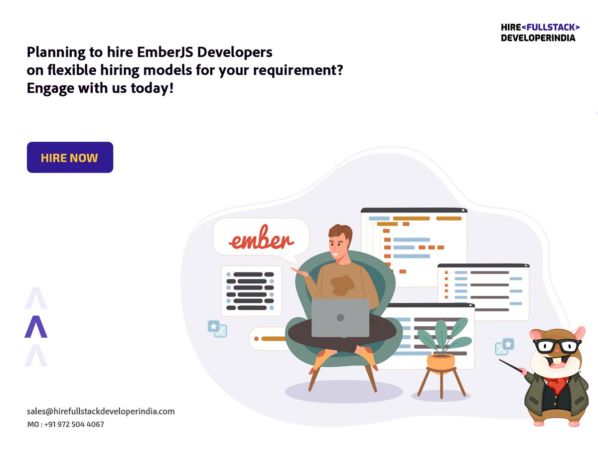 Our dedicated #EmberJSdevelopers at <a href="/hirefullstack/">Hire Full Stack Developer India</a>  offer the simplest #webdevelopment by utilizing the complete potential of this #JavaScript #web framework. 

Visit us: bit.ly/2YDYZ97

#100DaysOfCode #webdesign #webdev #javascript  #emberjs