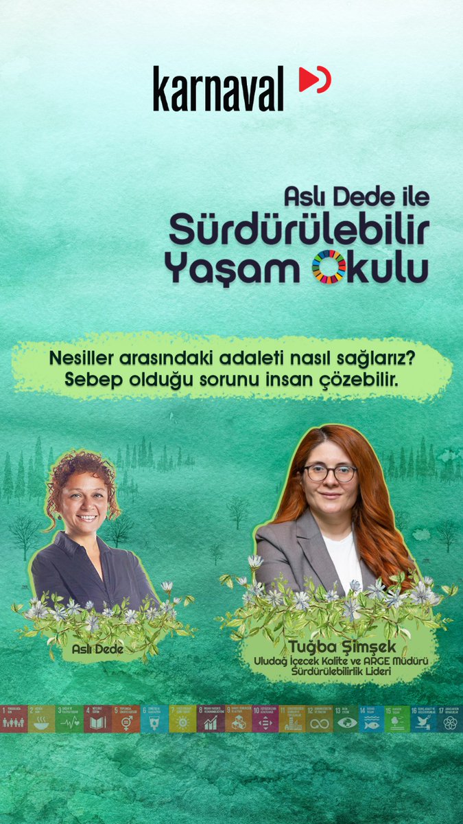 gelecegisec's tweet photo. #Sürdürülebilirlik felsefesinin her alanda yaygınlaşarak bir "yaşam kültürü"ne dönüşmesi, nesiller arasında ekonomik, sosyal ve çevresel açıdan güçlü bir adalet oluşturacaktır. 

podcast'i dinlemek için: https://t.co/DzvQ6Kqod7

--
@UludagIcecek @yesilinasli 
🙏🙏🙏🍃🍃🍃🍀🍀🍀 https://t.co/sepV2RhblL