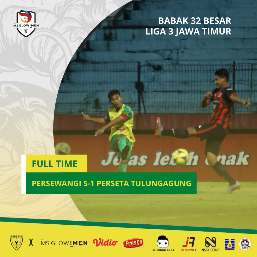 FT PERSEWANGI 5-1 PERSETA 
_
Follow, Like &amp; Subscribe
Twitter | Facebook &amp; Youtube :
PERSETA1970 | PERSETA TULUNGAGUNG

#PersetaTulungagung #TulungagungKendel #Saguru #LasbasMania #NewHopeForBetter #COBS
