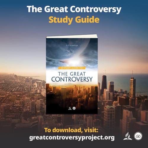 pastortedwilson's tweet photo. Friends, here's a wonderful new free study guide you can use to enhance your reading of the very important book “The Great Controversy.” Useful for individual or group study. Available in English, but coming soon in multiple languages. Download now at https://t.co/MWuttDWH3u https://t.co/wrN6PGgNOD