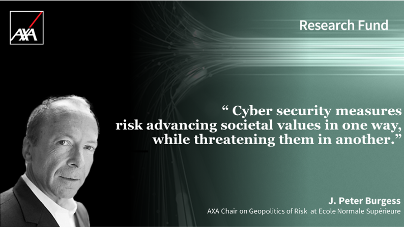 AXAResearchFund's tweet photo. The Double-Edged Sword of #CyberSecurity.

💻 Prof. J.Peter Burgess, @AXA Chair @ensgeopolitics discuss the dual-use character of #cybertechnologies in our latest publication: #BuildingCyberResilience. 
Read more > https://t.co/gCsKoapgJY https://t.co/RDFllDMizI