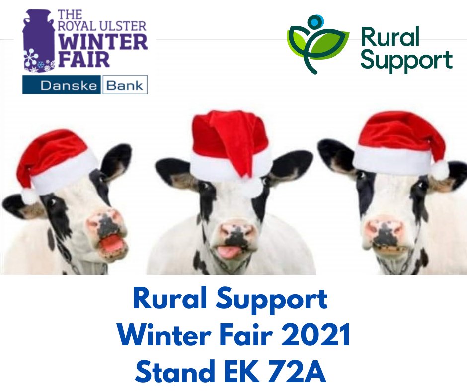 Another exciting event coming up for Rural Support is the @RUASWinterFair 2021 where we look forward to chatting to our farmers and agri-sector colleagues. Will we see you there? #RSstrongertogether