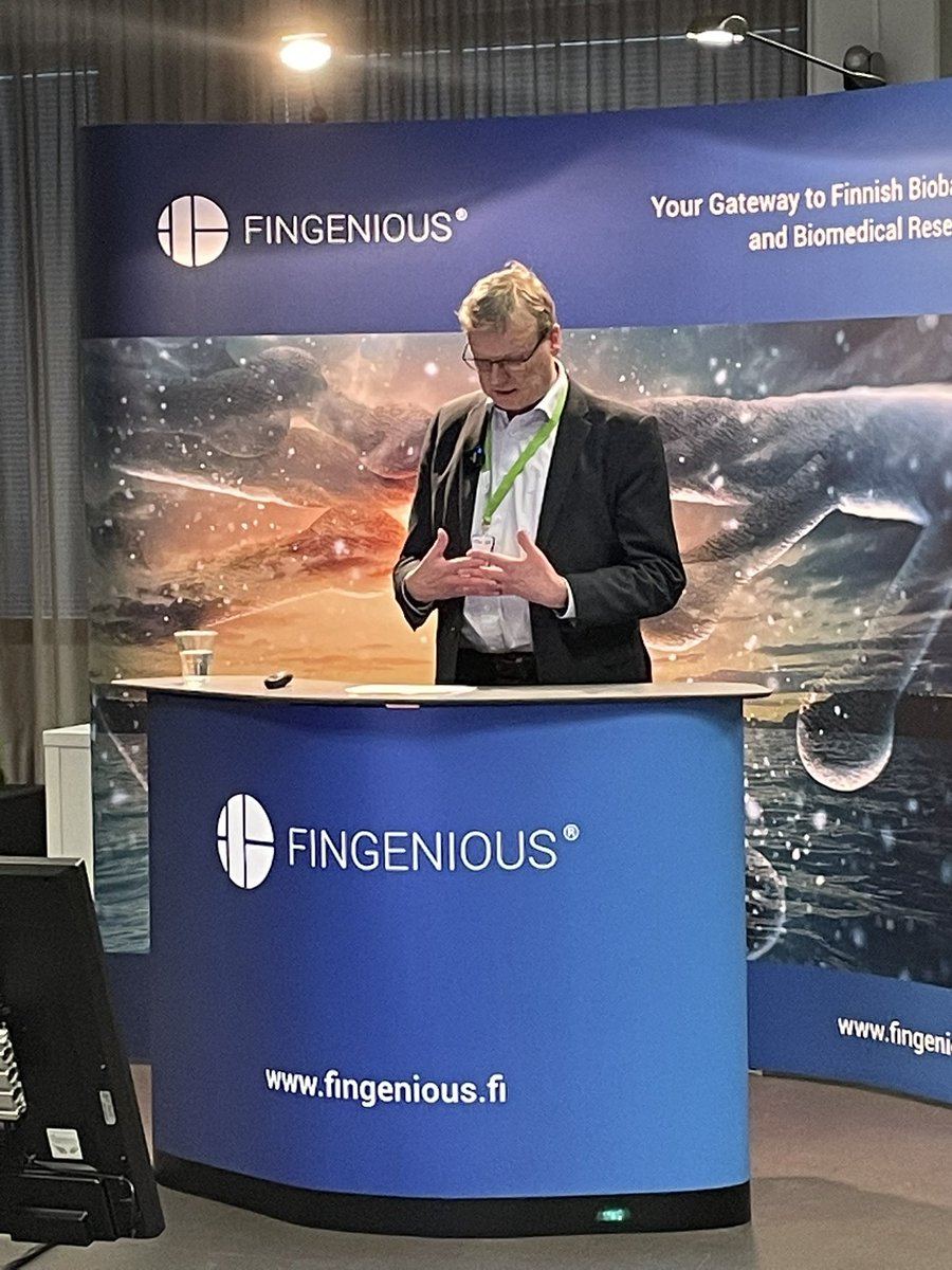 Markku Tervahauta <a href="/mapetti/">Markku Tervahauta</a>  korosti puheessaan Finbb:n ja Suomen biopankkien mahdollisuuksia Suomen terveysalan kasvustrategian toteuttajana. #fingenious #ecosystem