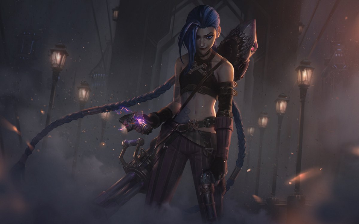 shirlero's tweet photo. Jinx (Arcane: League of Legends) Splash Art #artwork #bochen #illustration https://t.co/uN1ziM9P3W