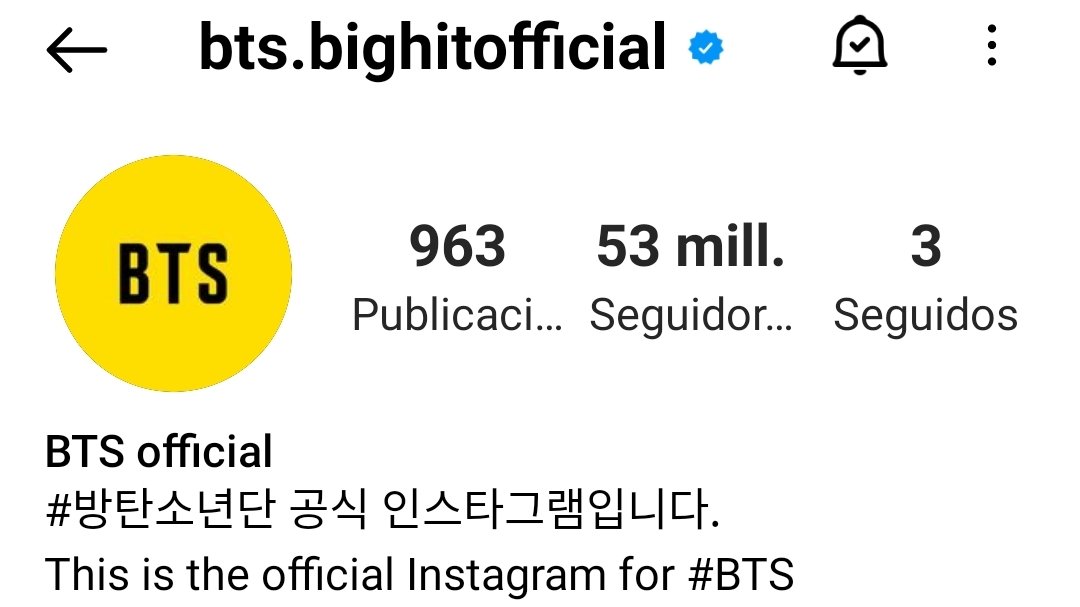 BTSNewsBrasil's tweet photo. 📰BTS ultrapassou 53 milhões de seguidores no Instagram!

@BTS_twt #BTS
Cr: btschatdailyx https://t.co/js9ZsVSrpY
