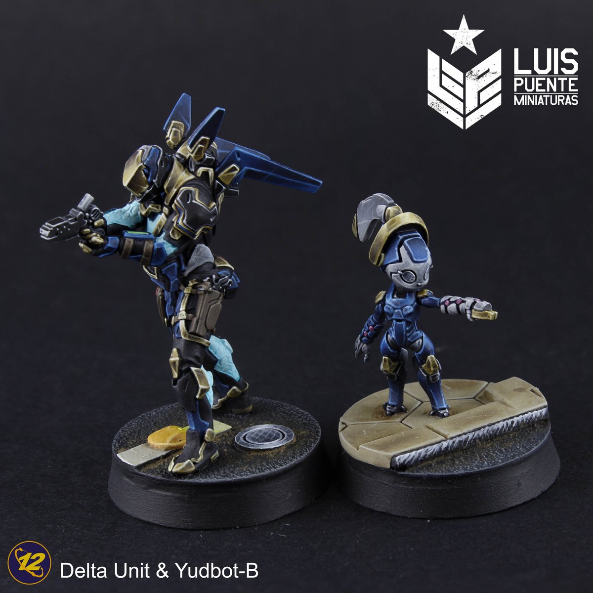 LB_Puente's tweet photo. Delta Unit &amp; Yudbot @InfinityTheGame
 #warmongers #wargaming #miniature #games #painting #miniatureart #strategy #tabletop #gaming #Defiance #playpainted #infinitythegame #miniaturemonday #art #photooftheday #CorvusBelli #nofilter #manga #COOLVUSBELLI #miniaturebot #wepaintminis https://t.co/Td2JyBz9p9