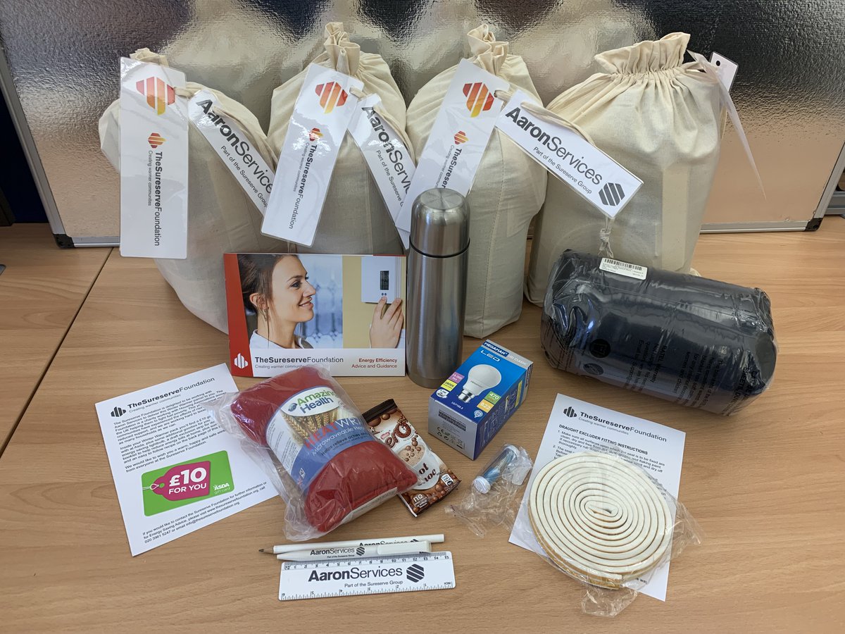 40 Winter Warmer Packs ready to be delivered to <a href="/Havebury/">Havebury Housing</a> residents over the colder weeks ahead. 

With <a href="/SureserveFdn/">Sureserve Foundation</a> each pack contains a food voucher, energy efficiency advice and guidance, blanket, thermos and draft strips &amp; more. 

#keepingwarm #ourlocalcommunity #fuelpoverty