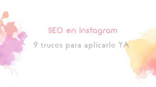 SalimaSanchez's tweet photo. ¿Sabes como aplicar #SEO en #Instagram? 🤔

En este post te doy 9 Consejos para utilizar #PalabrasClave 

👇👇👇👇

https://t.co/mLAEudeVNT

#neuromarketing #SEO #redessociales #MarketingDigital https://t.co/8EdP0YOhuy