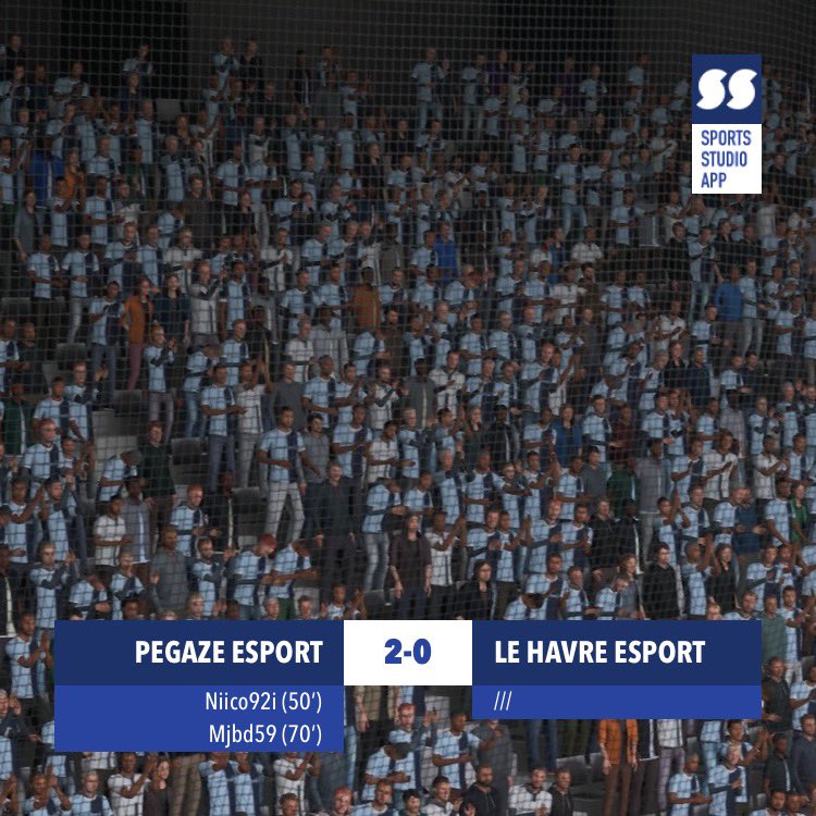AbyssalxLeHavre's tweet photo. [Résultat eFoot] 

2 défaites hier soir en L1 @VPGFrance_ pour nos joueurs avec des scénarios de match bien différent ! Bravo à nos adversaires 🔵 https://t.co/IH9DNsk3Ut