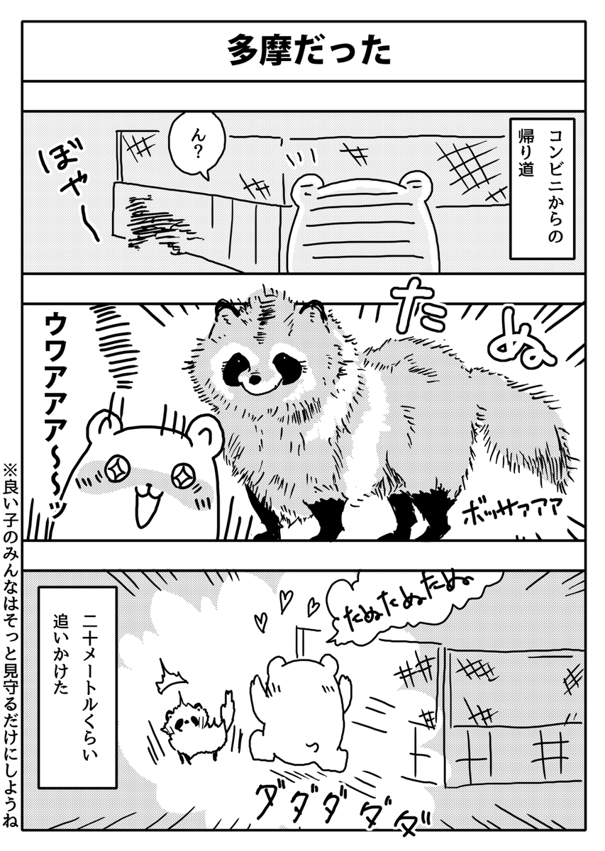 #漫画が読めるハッシュタグ
#東京
#たぬき 