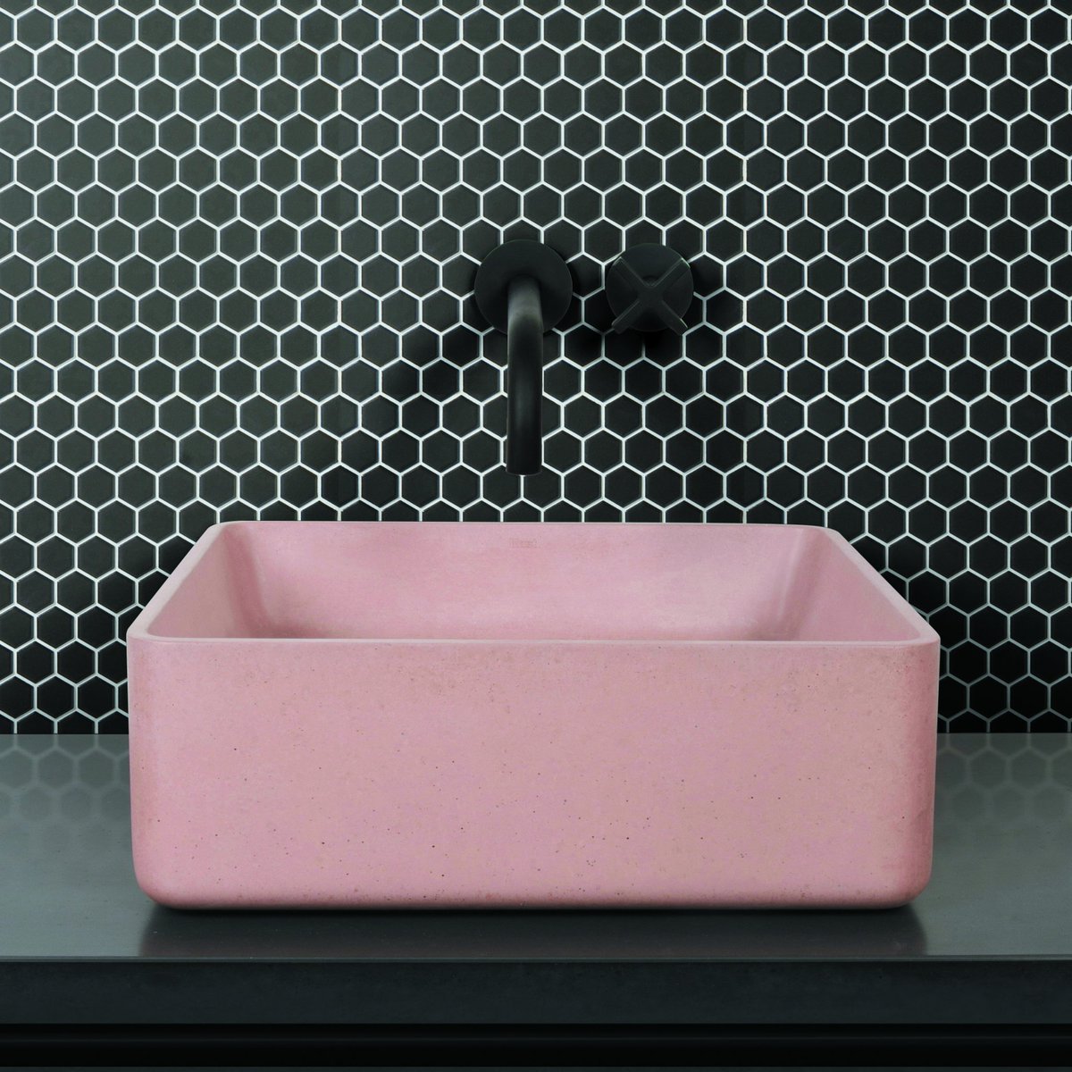 MONO HEX Mosaic by @CaPietra Now available through @HpsRochester #Medway #gravesend #kent #Dartford #strood #Rochester #meopham #interiors #newbuild #bathroominspiration #bathroomshowroom #bathroomdesign #tiledesign