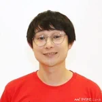 同じ人には見えない。お笑い芸人のかたまりさんがananの力で凄い美少年顔になっている。
