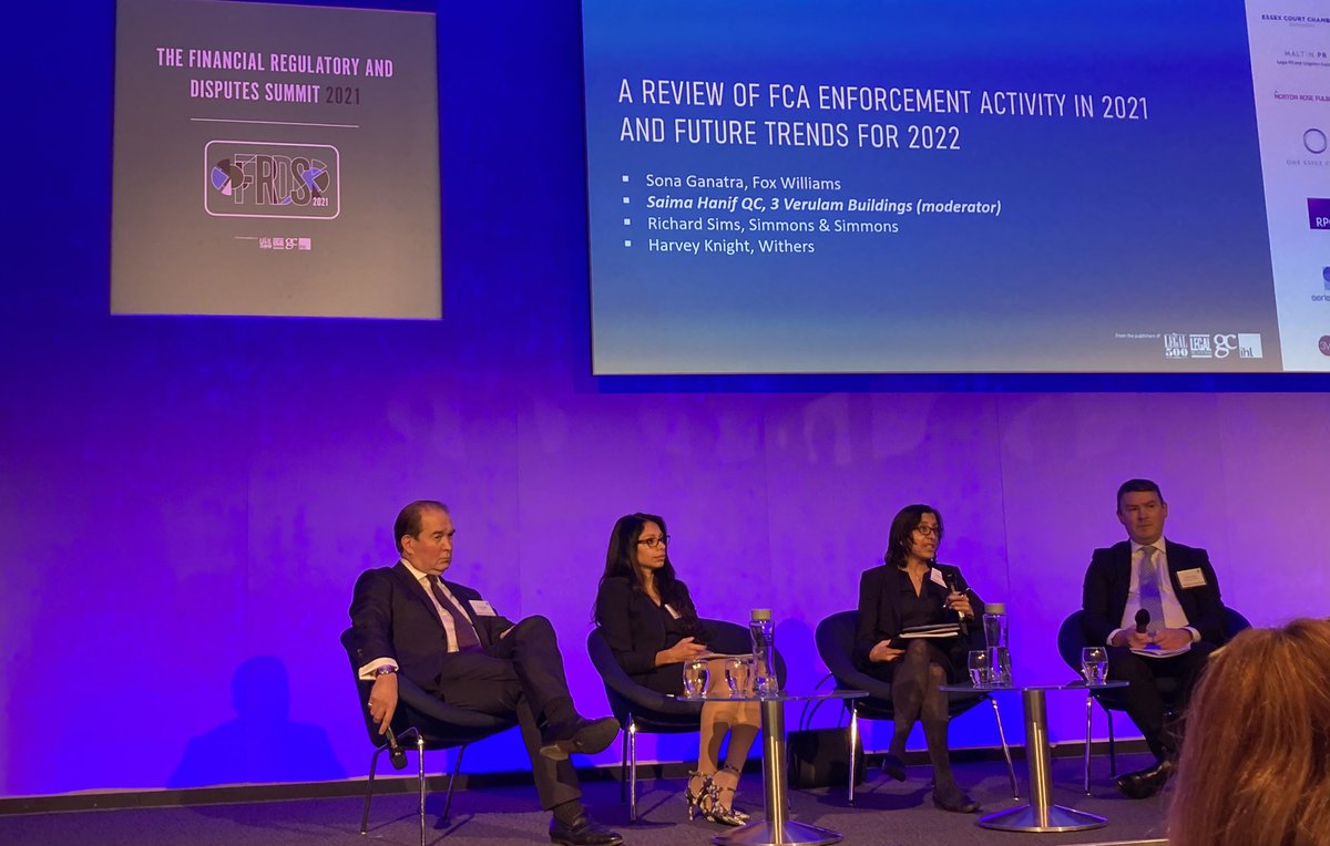 Great turnout at today’s <a href="/LegalBusinessUK/">Legal Business</a> financial disputes  summit. Interesting session on FCA enforcement.