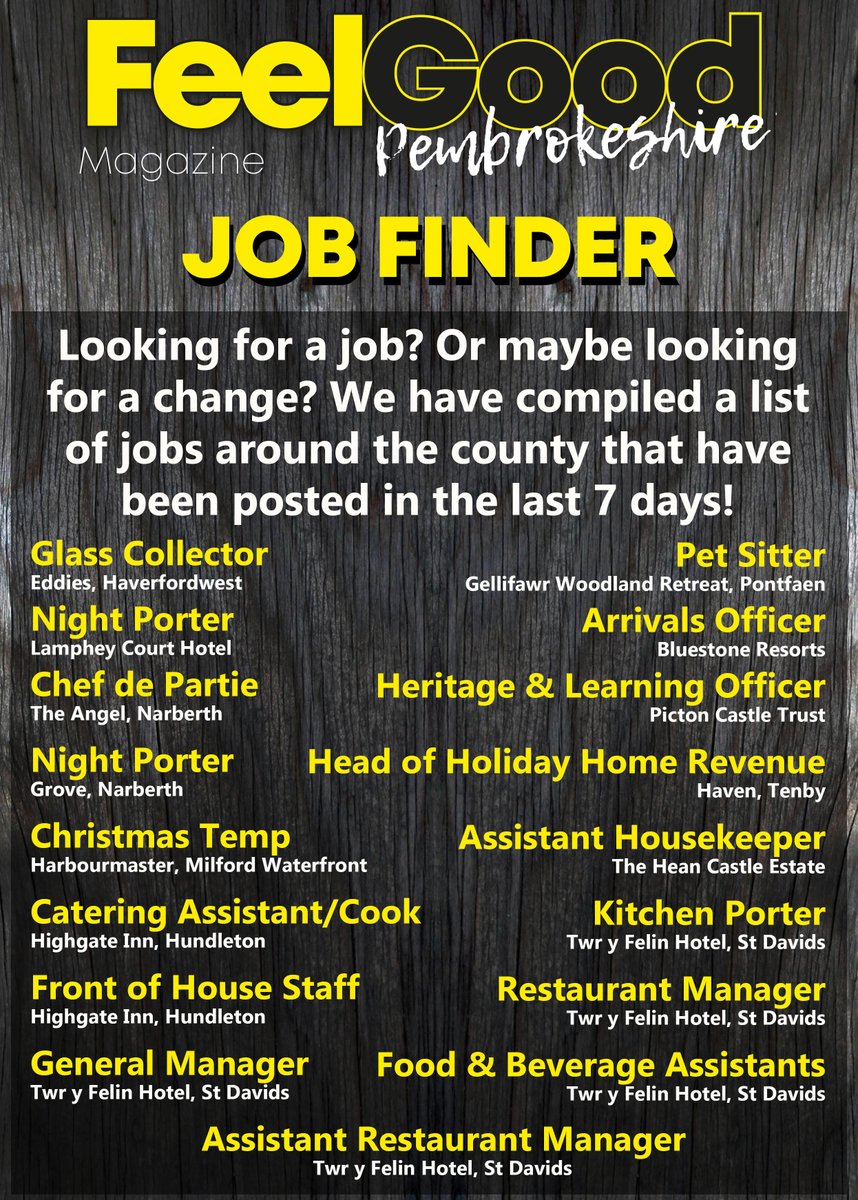 FeelGood Magazine Pembrokeshire (@feelgoodpembs) on Twitter photo 
