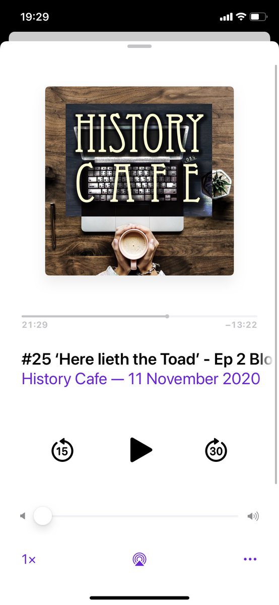 Can’t believe I am only just discovering <a href="/HistoryCafePod/">History Café: Oxford Podcast</a> Just listening to the Gunpowder Plot episode. Or, was there ever a plot to begin with… Loving it so far!
