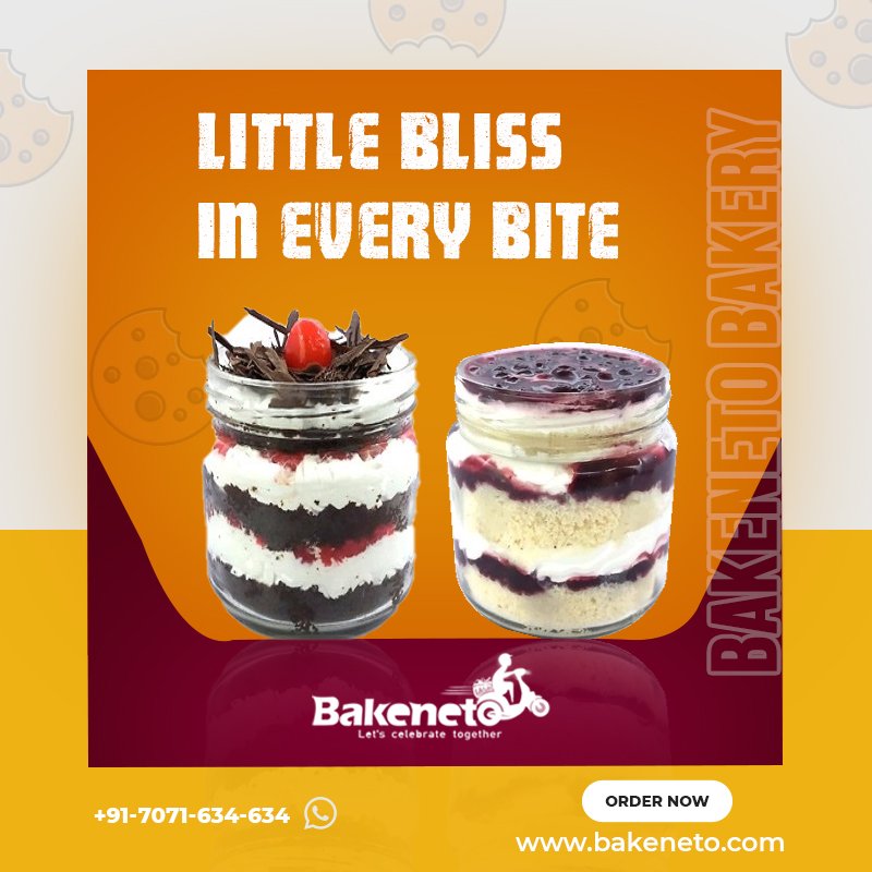 bakeneto's tweet photo. Looking for something new in a cake?
Experience the delights of Jar Cakes. Give celebrations a brand new meaning.
Contact us now at https://t.co/n9Fj7iv4zW
#cake #cakes #cakedecorating #birthdaycake #chocolate #birthday #instafood #jarcake #cakeart #bakenetobakery #bakeneto https://t.co/8HuaM2LFSP