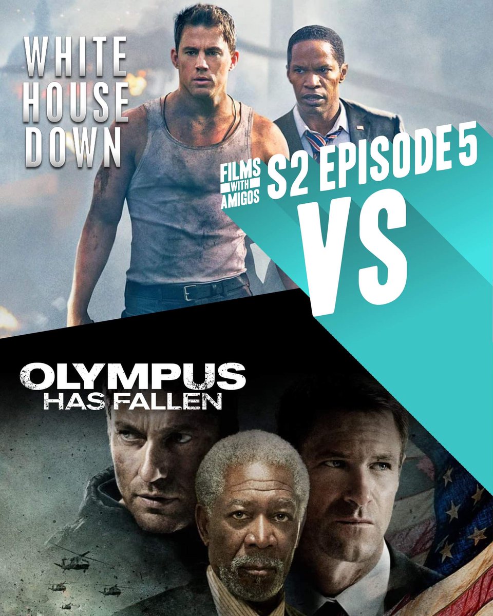 FilmsAmigos's tweet photo. S02 EP04 - It is the debate you didn't know you needed. Which film is the King of 2013 White House hostage movies? That's right people, it's time for Olympus Has Fallen vs White House Down #movie #film #WhiteHouse #jamiefoxx #morganfreeman #channingtatum #GerardButler #podcasts https://t.co/ZkMI7HZdFl