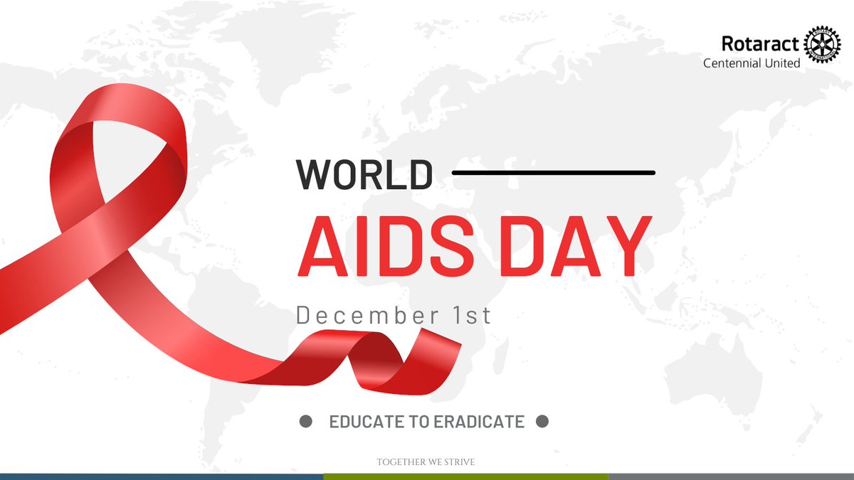 RACCU3220's tweet photo. On World AIDS Day, let us all come together and educate the young minds and make them aware of AIDS, so that one day in the future, we can dream of having an AIDS-free society.

#WorldAIDSDay #CentennialUnited
#Rotaract #Rotaract3220 https://t.co/EiWBI6vMZX