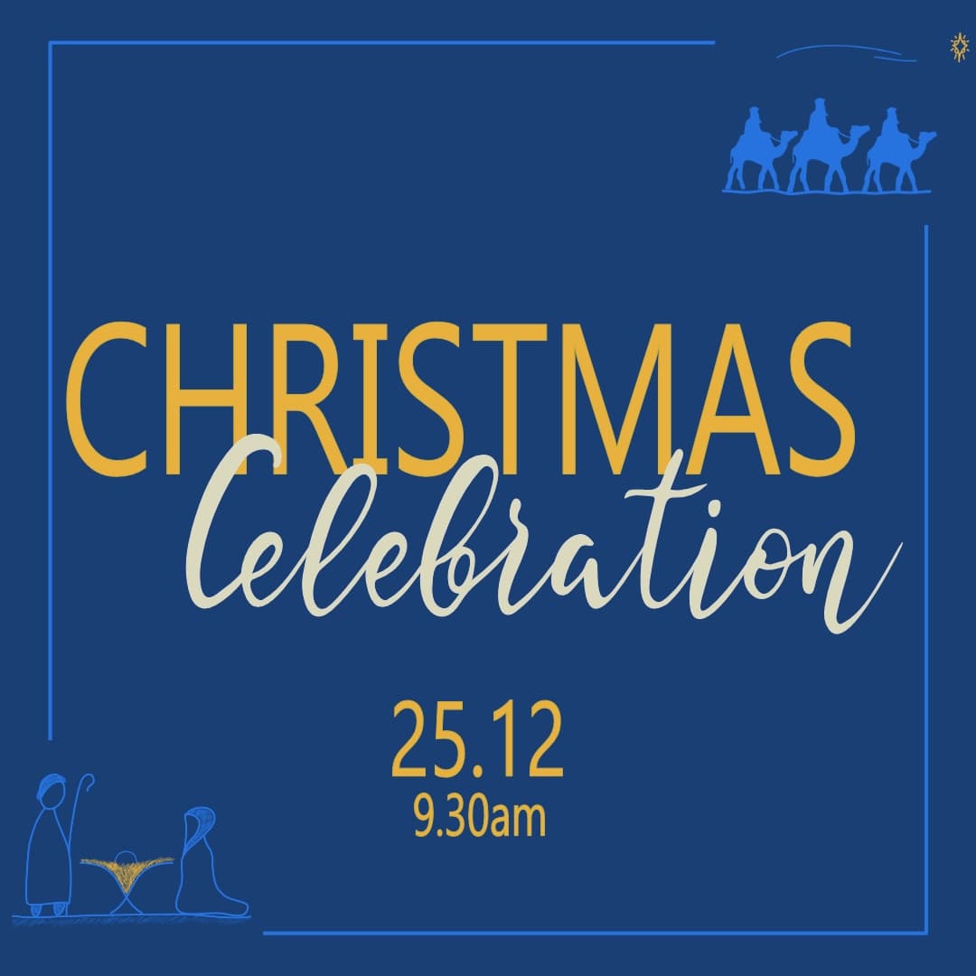 December has arrived and we're getting excited for Christmas! We do hope you'll be able to join us at one or more of our Christmas Services.