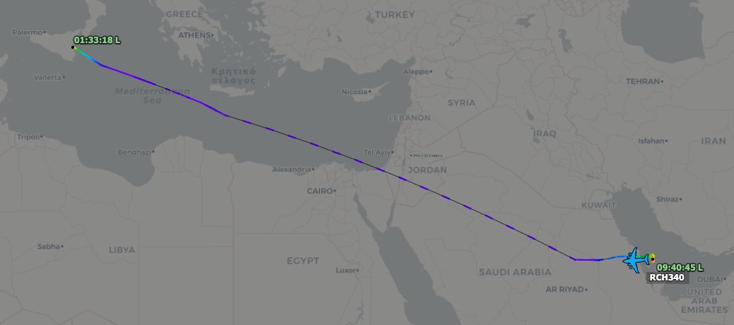 TheSnoopySnoop's tweet photo. #RCH340 #C17A #Globemaster
#AE2FAA 08-8198 #USAF
Departed #Bahrain heading to #Djibouti
Arrived from #Sigonella to Bahrain today.
Previous legs were #Charleston ๐ #Norfolk ๐ #Rota ๐ #Sigonella
#haveglass #planespotting #avgeek #milair https://t.co/Dmv8QZ7smx