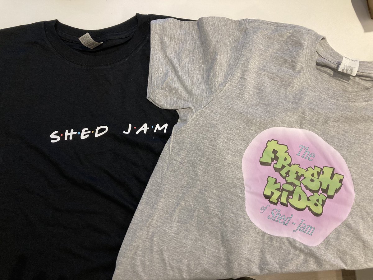 HaringeyShed's tweet photo. It’s happening, less than a week to go till The Return Of The Jam. T-shirt’s beautifully printed by @3Drakes, designed by Keziah a member of youth forum 🤩
Thanks @streetzahead for the intro! https://t.co/9tUHxmfYcZ https://t.co/ynaaFBDbPR