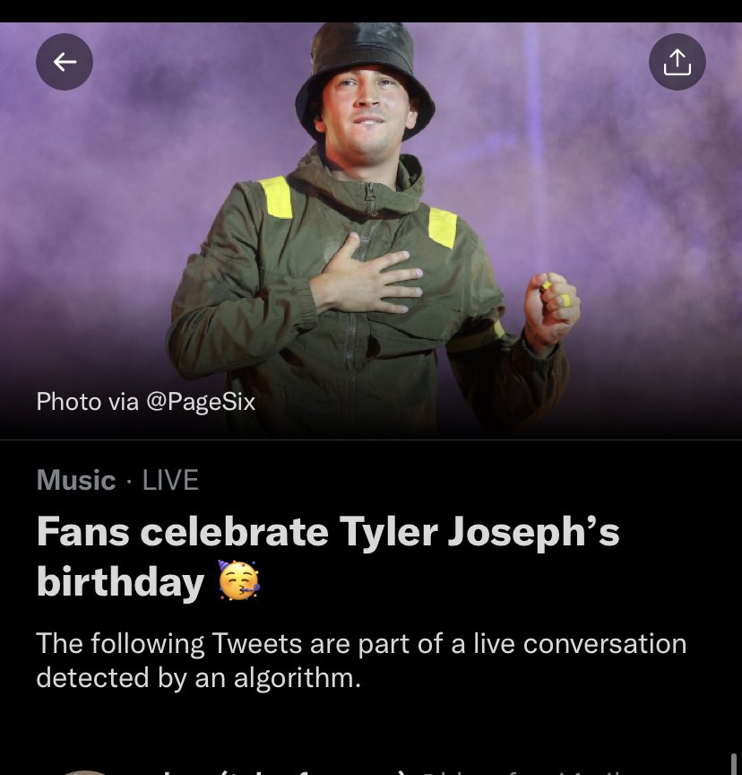 People wishing tyler joseph happy birthday ? not me tho stay safe yall 