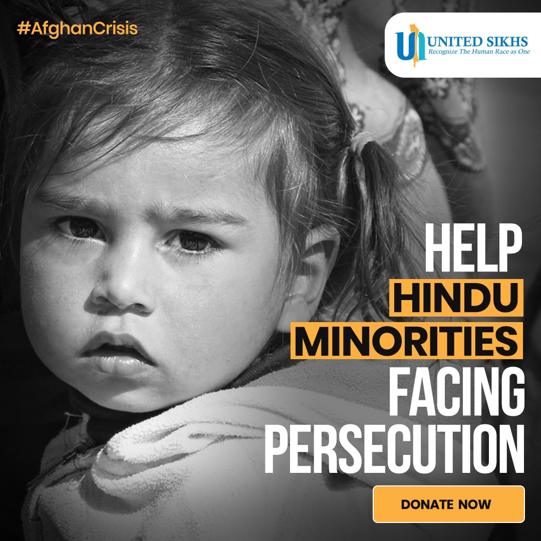 unitedsikhs's tweet photo. Protect #HinduMinorityFamilies from persecution
We are committed to our efforts to help our #Hindu brothers & sisters in #Afghanistan.
With your help, we can support them with most critical needs to keep them going.
Donate at: https://t.co/0oMYXN2yb2
#UNITEDSIKHS #HelpAfghan https://t.co/0WIo0UxraK