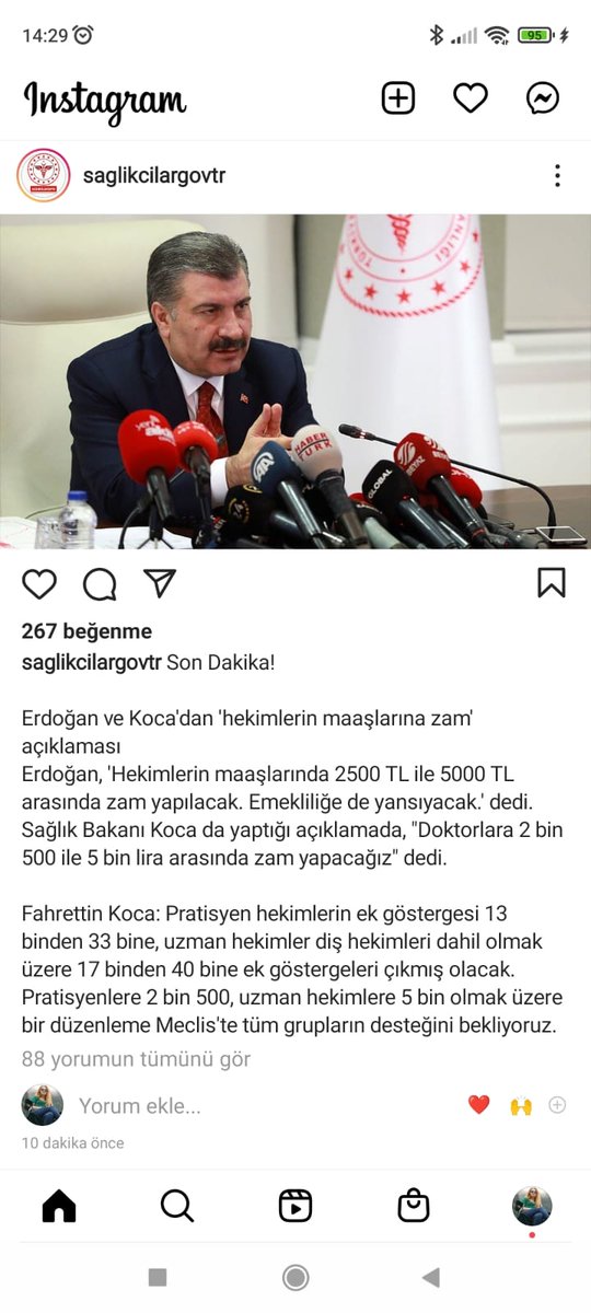 Bizler dış kapının mandalı değiliz sayin <a href="/drfahrettinkoca/">Dr. Fahrettin Koca</a> sağlık personeli diyince sadece hekimler mi oluyor biz neyiz peki...
#SağlıkçınınOyuYok