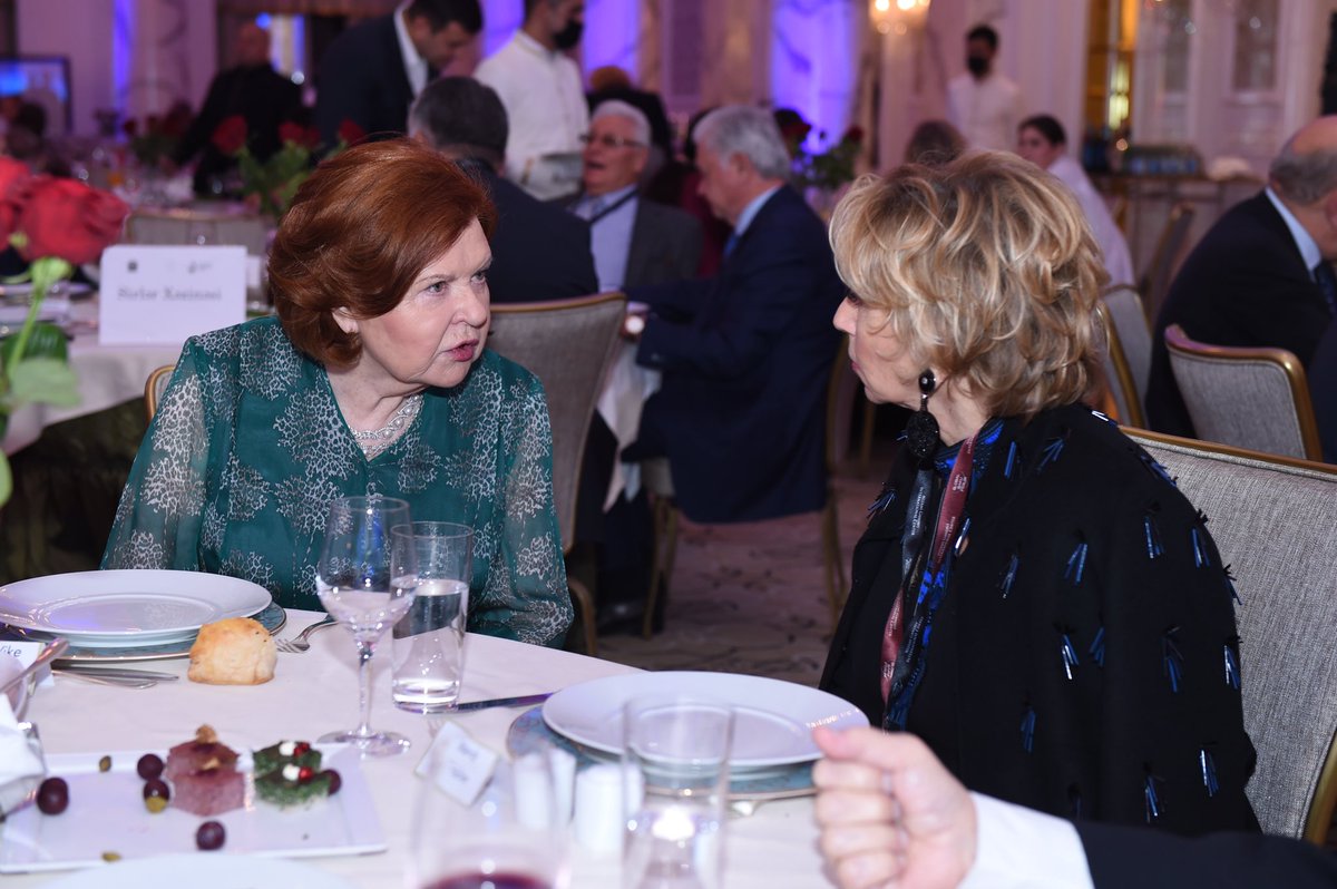 Dear Madame President <a href="/VairaVF/">Vaira Vike-Freiberga</a> Many Happy Returns: Thank you for all the good you do for our world, for your wisdom and leadership, and for being a trailblazer and a role model to all of us. It’s a blessing to have you as our Co-Chair <a href="/NizamiGanjaviIC/">Nizami Ganjavi International Center - NGIC</a>