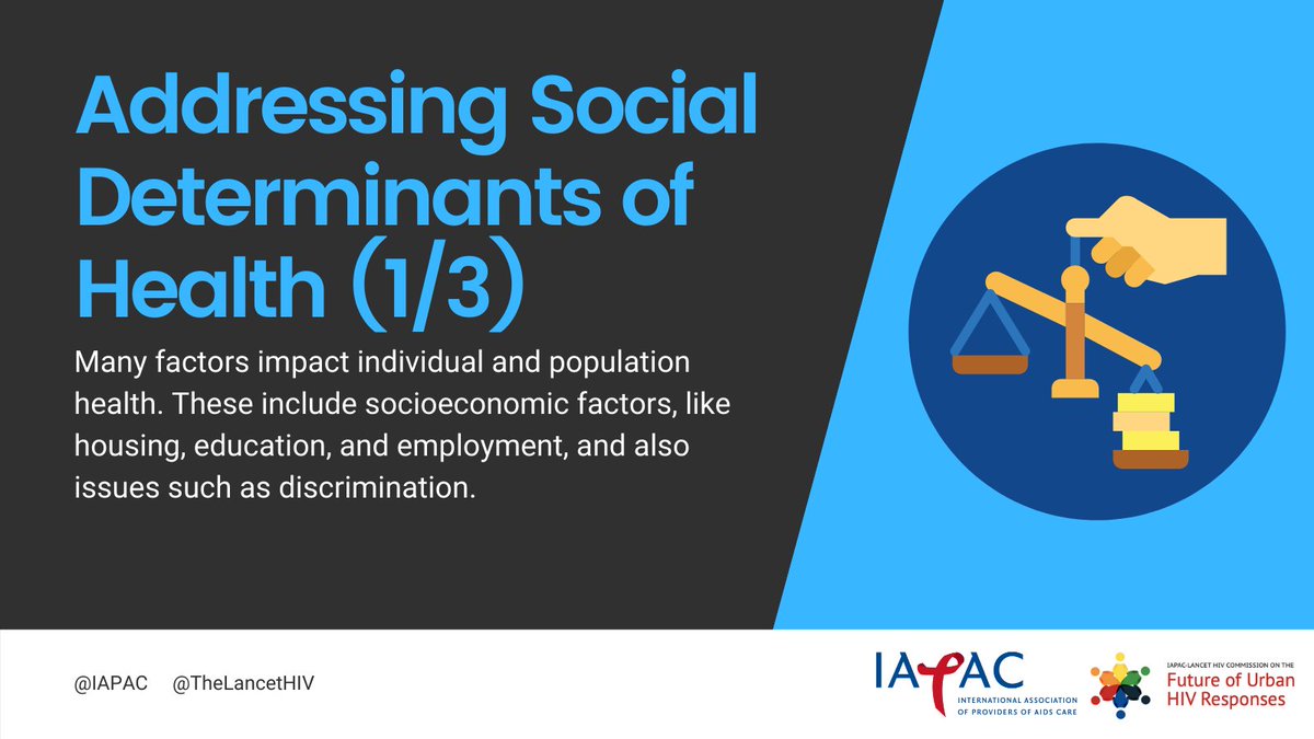 IAPAC's tweet photo. ❓❓❓Did you know❓❓❓Our Commission on the Future of #Urban #HIV Responses with @TheLancetHIV is exploring factors that impact health, including housing, education and employment plus other issues like discrimination. Learn more at https://t.co/DLH8fWno0I @BulieMagula https://t.co/XFirmjMUPQ