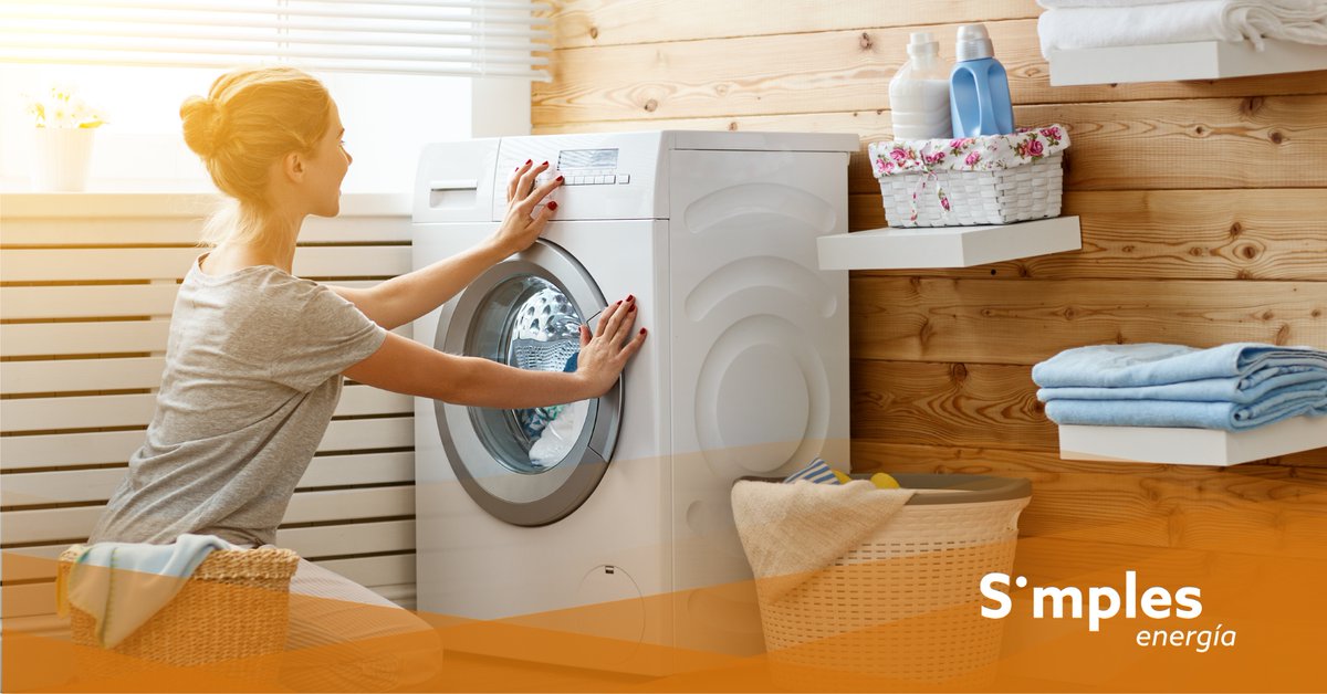 simplesenergia's tweet photo. 👉 Utilización de lavadoras en el período de dos horas se puede ahorrar hasta 30 euros/año.

#energía #dicas https://t.co/ZWBQHJEhjd