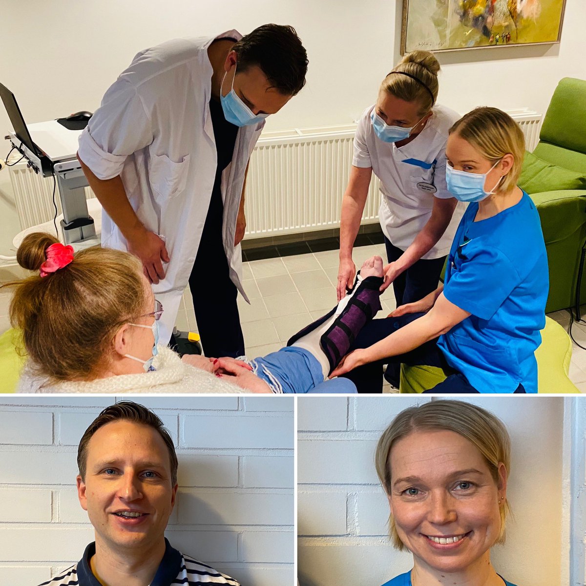 OKKSkuntoutus's tweet photo. @OKKSkuntoutus’n ylilääkäri Vili Arminen ja fysioterapeutti @linnamies puhuvat 2.12. #KuntoutusForum2021 tapahtumassa aiheesta Moniammatillinen tiimityö vaativassa geriatrisessa kuntoutuksessa. Saumaton yhteistyö varmistaa hoidon ja kuntoutuksen hyvän lopputuloksen. #kuntoutus https://t.co/pCu9hTxGDy