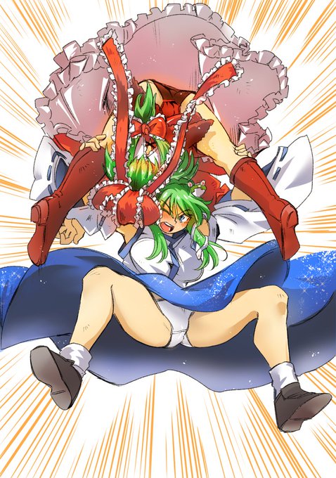 お題いただきました!

バスターいけそうなら原点の早苗→雛バスター

やっぱ格闘系の絵は楽しい。実家のような安心感がある。
ありがとうございました! 