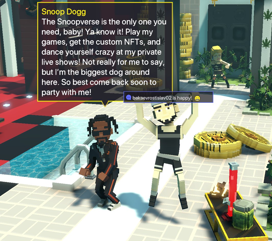 FrederickLloy14's tweet photo. @TheSandboxGame @SnoopDogg I came in second. Right after snoop dog. 😅😅😅 https://t.co/KLVT7iW2G5