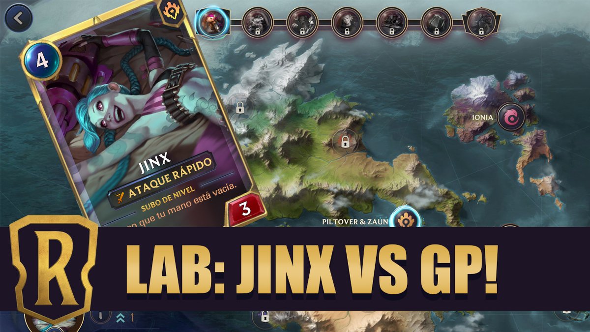 JINX SE ENFRENTA A GP EN EL LAB!!!

#LegendsofRuneterra  
<a href="/Frat3rnityES/">FRAT3RNITY</a> 
<a href="/RuneterraES/">Legends of Runeterra ES</a> 
youtu.be/jPWj8WKcBqk