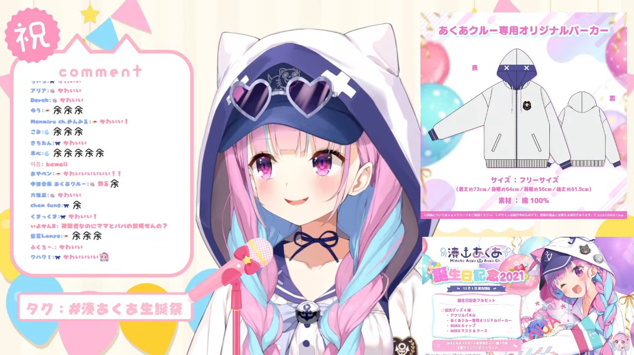 湊あくあ NEKOキャップ あくあクルー専用オリジナルパーカー 復刻版 あくあクルー専用オリジナルパーカー復刻版 NEKOキャップ 湊あくあ